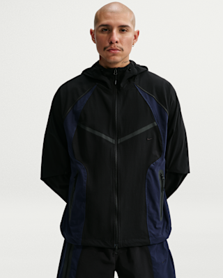 Nike Tech Men's Dri-FIT Woven Color-Block Windrunner Loose Jacket